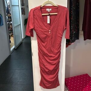 Super soft dress Velvet from Graham & Spencer Red size  M new with tags NWT